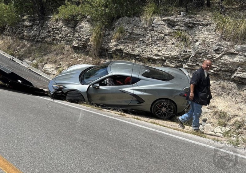WILL IT BUFF OUT? 2023 Corvette With Paper Plates Crashed In Texas